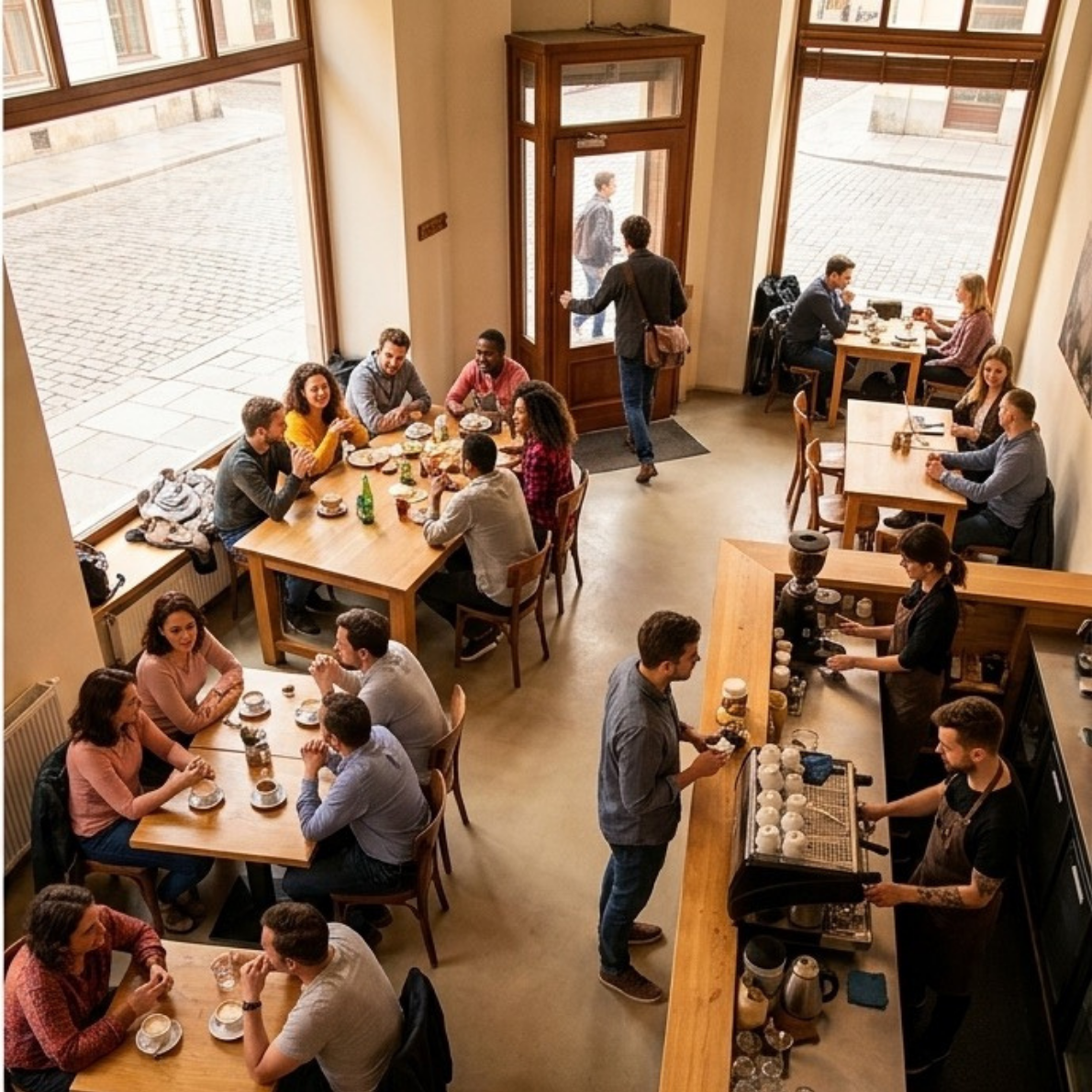 Same cafe — Lirel reveals